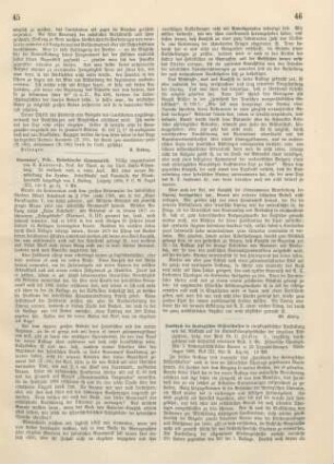 45-46 [Rezension] Gesenius, Wilhelm, Wilhelm Gesenius' Hebräische Grammatik