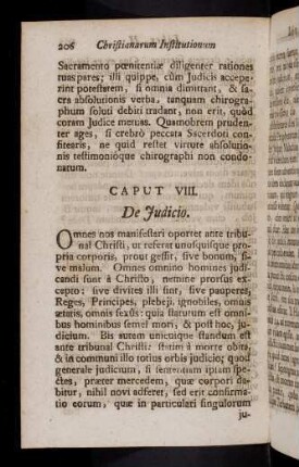 206-216, Caput VIII - IX