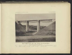 Eisenbahnbrücke über die Aurach bei Emskirchen.