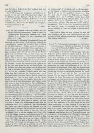 123-124 [Rezension] Theis, Johannes, Geschichtliche und literarkritische Fragen in Esra 1 - 6