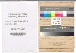 Entnazifizierung Wilhelm Jelitto , geb. 30.01.1905 (Schmelzmeister)