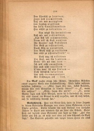 Ein Geck machte einem sehr schönen [...]