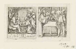 Beschneidung Christi, Blatt 4 der Folge "Szenen aus dem Leben Christi"