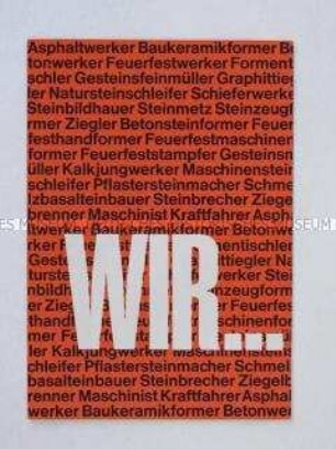 Reich bebilderte Informations- und Propagandaschrift der Gewerkschaften