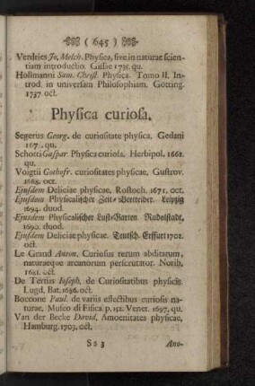 Physica curiosa.