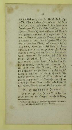 Die Hiongnu oder Hunnen
