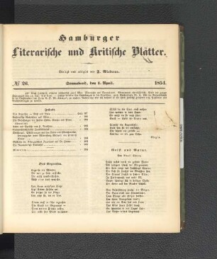 No. 26. 1. April 1854