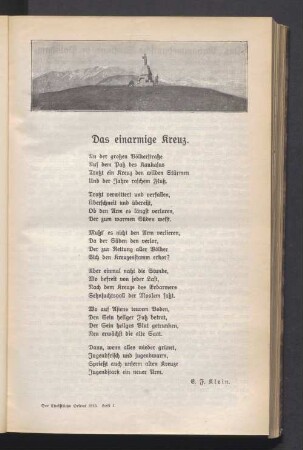 Das einarmige Kreug