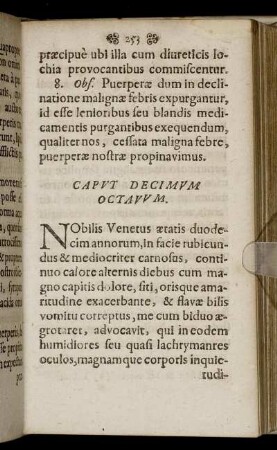 Caput Decimum Octavum.