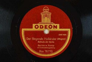Der fliegende Holländer : Ballade der Senta / (Wagner)