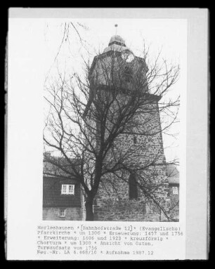 Evangelische Pfarrkirche — Chorturm