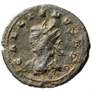 Münze, Antoninian, 260 - 268 n. Chr.