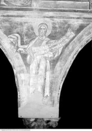 Südwand, Arkadenzwickel, Der Prophet Ezechiel
