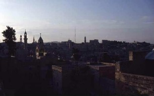 Blick auf Bethlehem vom Turm der Geburtskirche [Israel-Exkursion]