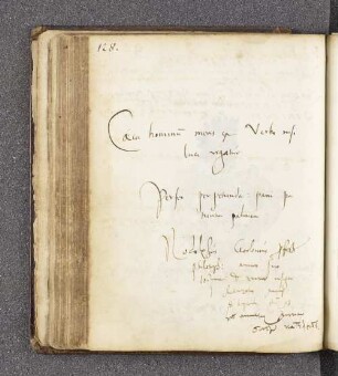 Rodolphus Goclenius. – Incipit: Caeca hominum mens ex Verbo nisi tua regatur. - Perfer perpetuenda: pani patientem palman. – o.O., 1593
