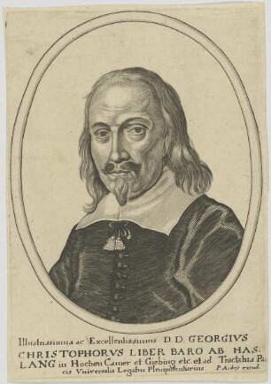 Bildnis des Georgivs Christophorvs liber baro ab Haslang