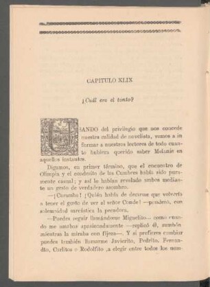 Capítulo XLIX - ¿Cuál era el tonto?