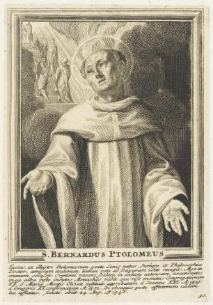 Bildnis des S. Bernardus Ptolomeus