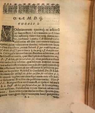 Disputatio Juridica, De Ludo Aleae, Et Aleatoribus
