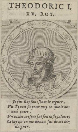 Bildnis des Königs Theodoric I.