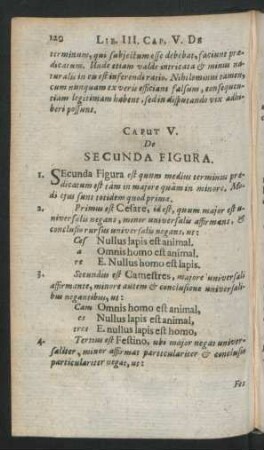 Caput V. De Secunda Figura.