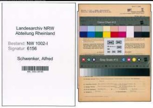 Entnazifizierung Alfred Schwenker, geb. 16.06.1900 (Werkmeister)