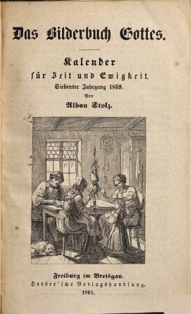 Compass für Leben und Sterben : Kalender für Zeit und Ewigkeit 1843, 1844 und 1859