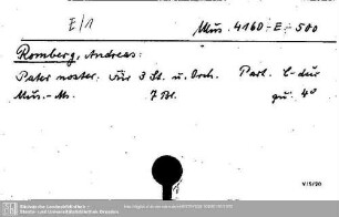 Romberg, Andreas
