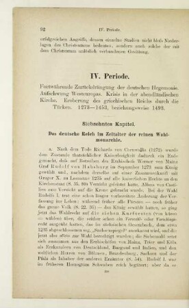 IV. Periode
