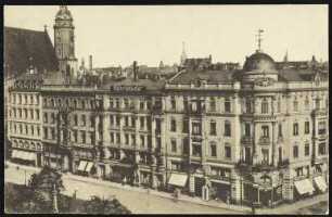 Leipzig. Dittrichring mit Hotel Reichshof