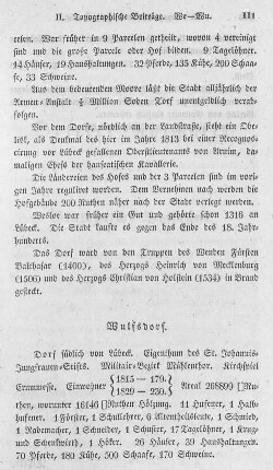 Wulfsdorf.