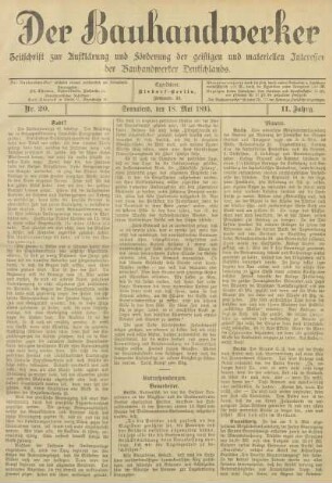 18. Mai 1895, Nr. 20