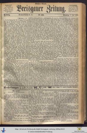 09.07.1899 (Erstes Blatt)