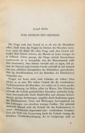 1-25 Vom Denken des Grundes