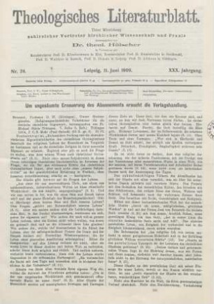 281-284 [Rezension] Bousset, Wilhelm, Unser Gottesglaube