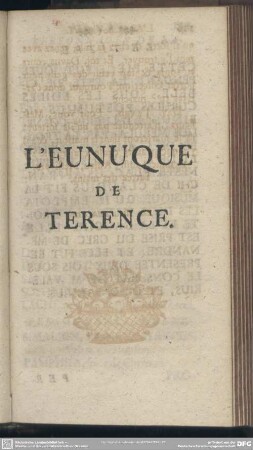 L'Eunuque De Terence