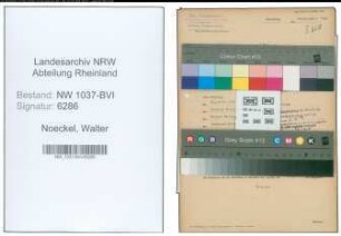 Entnazifizierung Walter Noeckel , geb. 10.09.1892 (Kaufmann)