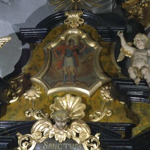 Südlicher Seitenaltar — Aufzugsbild mit Heiligem Michael