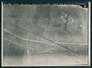 Foto des Geländes südlich von Croisilles zwischen Arras und Cambrai (Luftbild)