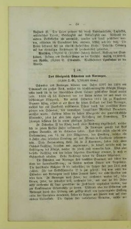 Das Königreich Schweden und Norwegen
