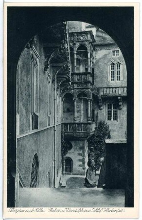 Torgau. Schloss Hartenfels, Galerie und Wendelstein