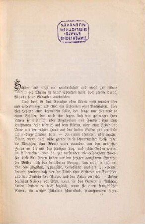 Scherz und Ernst in der Sprache : Vorträge im Allgemeinen Deutschen Sprachverein gehalten