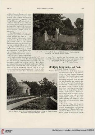 15: Streifzüge durch Garten und Park