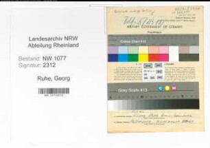 Entnazifizierung Georg Ruhe , geb. 03.07.1904 (Polizist)