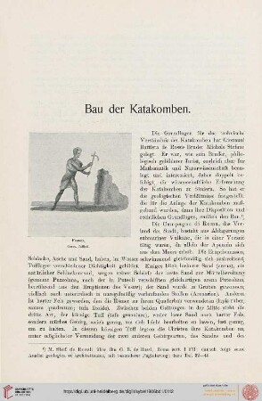 Bau der Katakomben