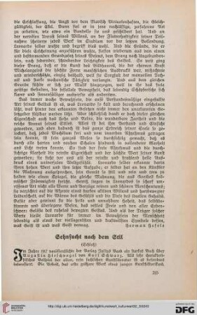32: Sehnsucht nach dem Stil, [2] : (Schluß)