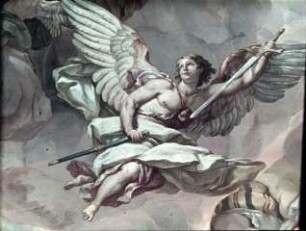 Intercessio des heiligen Karl Borromäus vor der Heiligen Dreifaltigkeit