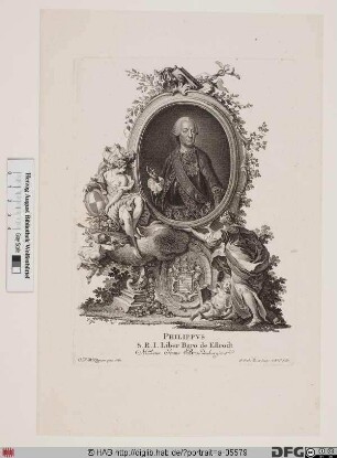 Bildnis Philipp Andreas Ellrodt von (von Reipoldskirchen) (1763 Reichsgraf)