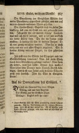 367-371, Auf die Dornenkrone des Erloesers