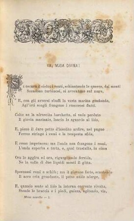 Musa novella : con Prefazione dell'Autore